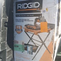 Brand New Rigid 8 Inch Tile Saw With Stand Brand New In BOX