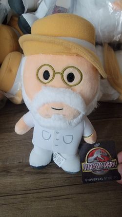 Universal Studios Jurassic Park Dr. John Hammond Cutie Plush Toy New With Tag