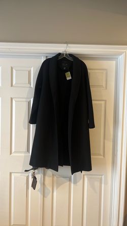 Black belted coat small