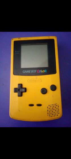 Gameboy color original yellow
