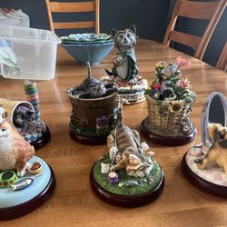 Danbury Mint Gary Peterson Cat Collection