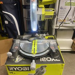 RYOBI 14 Amp Corded 10 in. Compound Miter Saw with LED Cutline Indicator