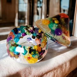 Mushroom Container Decor 