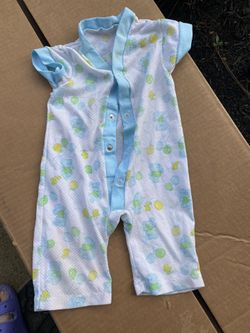 Newborn Onesie {Vintage Baby Boy Bear Romper}