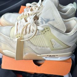 used off-white jordan 4 us W 11/ M 9.5