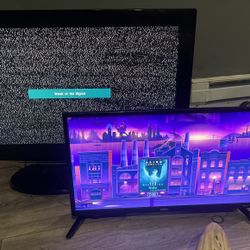 55"inch Samsung Tv With 24"inch Roku Tv