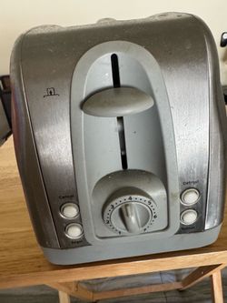 Toaster - stainless steel and gray