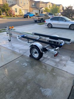 New Galvanized trailer for small boats 10-13ft ribs/dingy Boston whaler