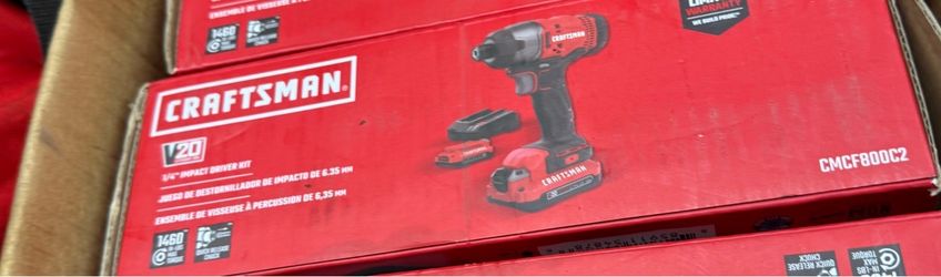 Brand new in the box 20v 1/4 impact kit