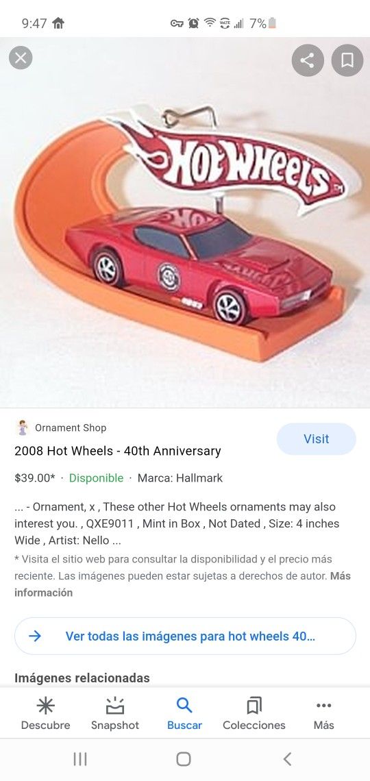2008 Hot Wheels - 40th Anniversary
