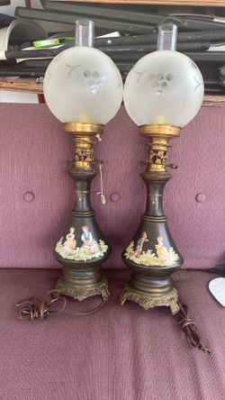 Antique lamps ($120 for both)