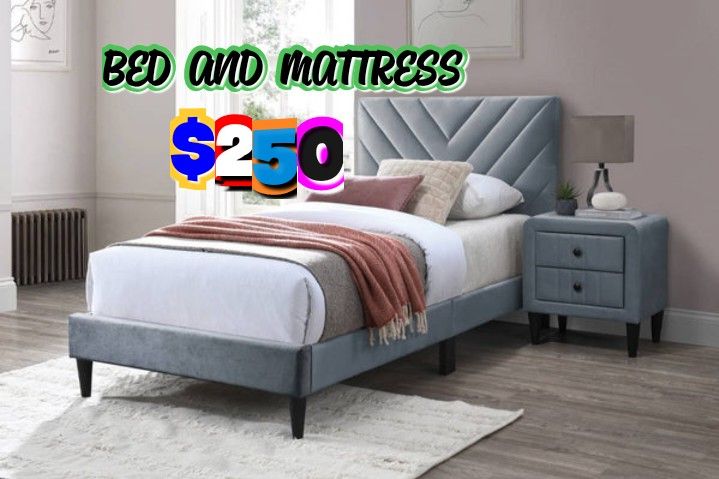 Twin Size Bed And Mattress 