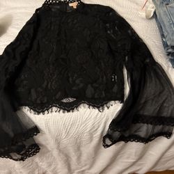 Black Dress Blouse