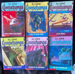 10 RL Stine books…all first editions