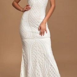 Lulus Wedding Dress Medium