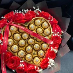 Happy Valentines Heart Bouquet 