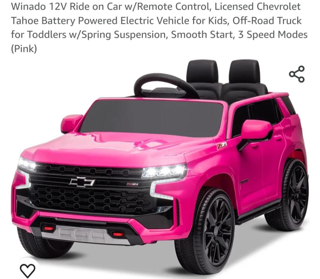 Power Wheels Pink Car For Toddlers Please Read Below 