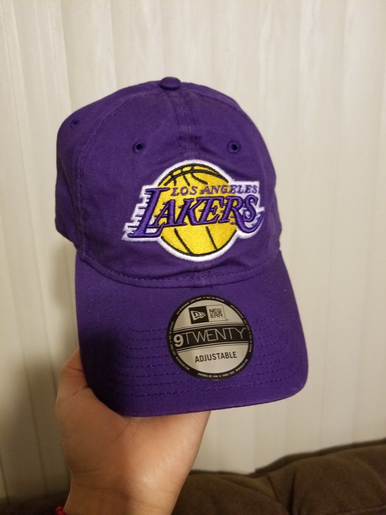 New Era 9TWENTY Los Angeles Lakers Adjustable Strapback Purple Hat