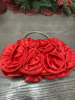 Cartera De Rosas Rojas