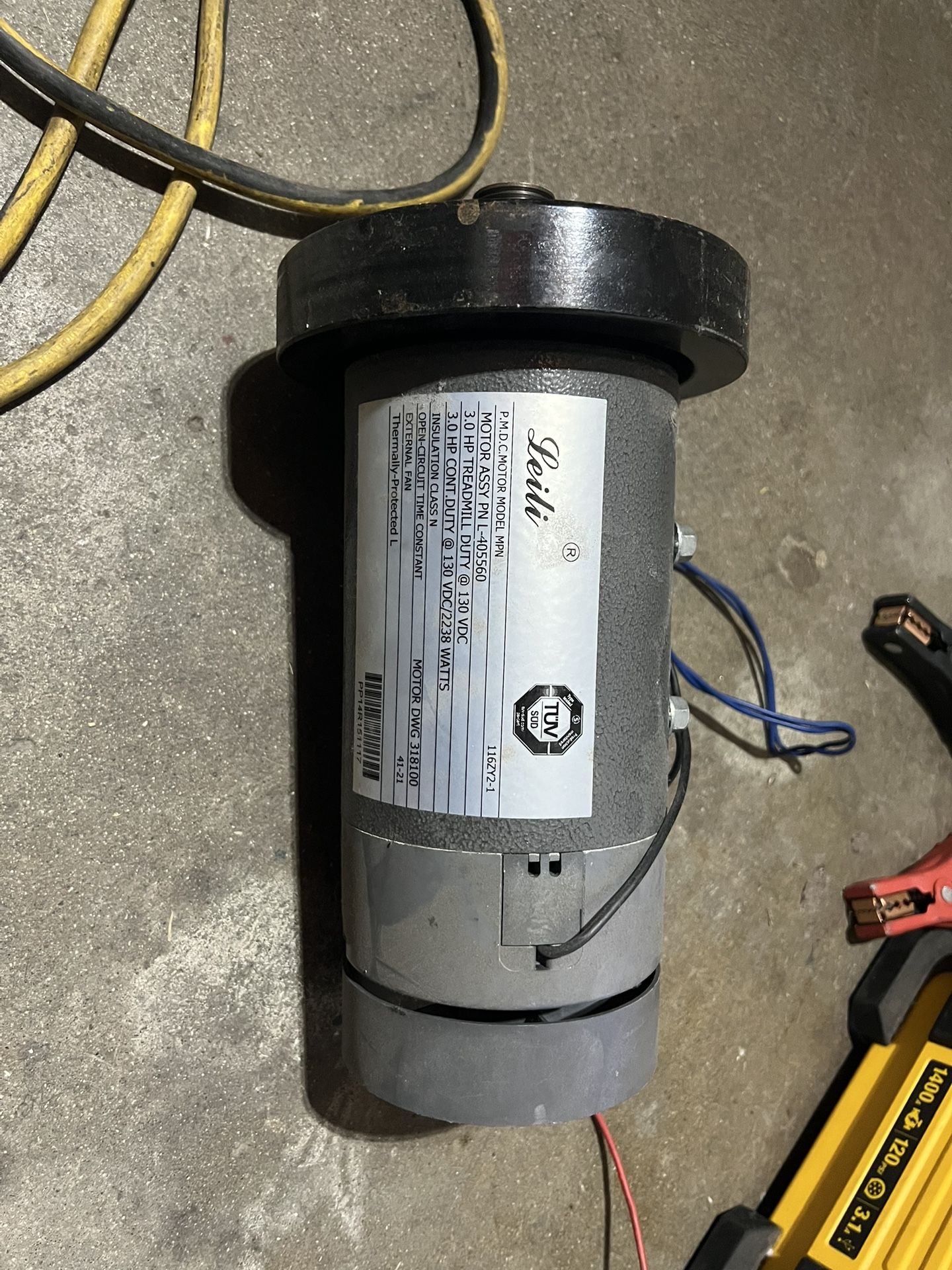 Treadmill motor
