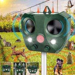 Solar Powered Ultrasonic Animal And Bird Repeller