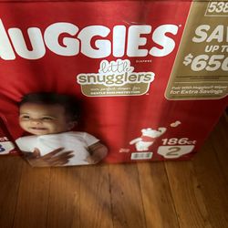 Huggies 186ct Size 2