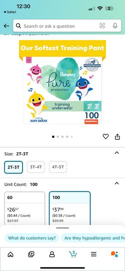 Pampers Training Underwear 