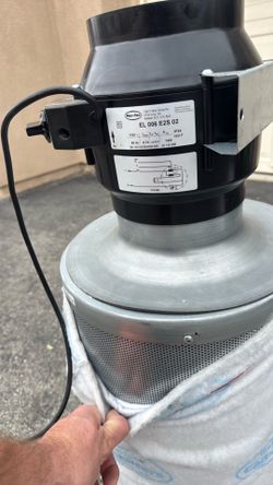 Carbon filter with max-fan