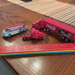 Coca-Cola Truck  and Bus Toys