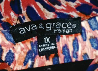 Ava & Grace Woman Top Size 1X