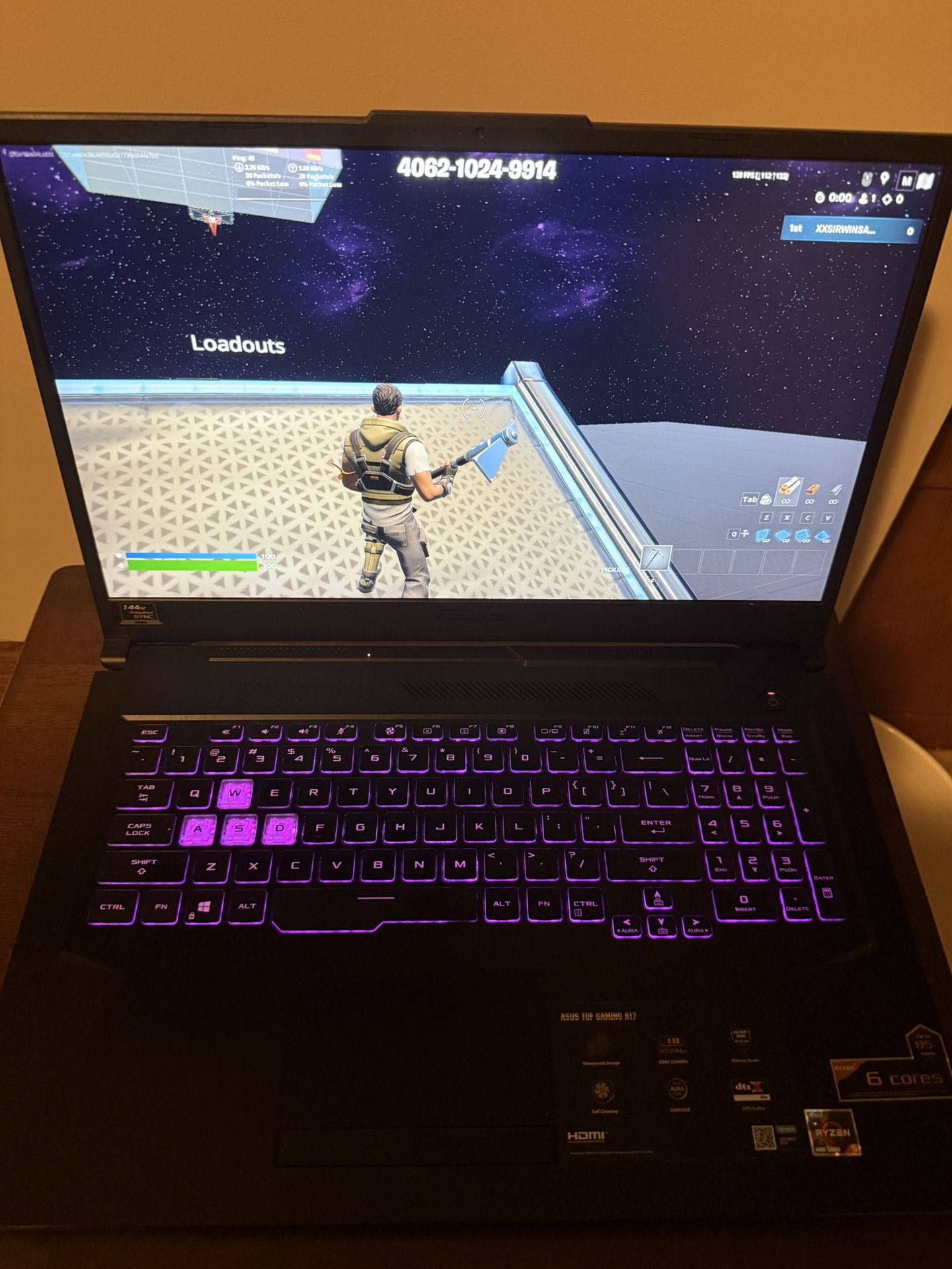 Gaming Laptop – Ryzen 5 + GTX 1650 – Great for Fortnite/Valorant/Minecraft