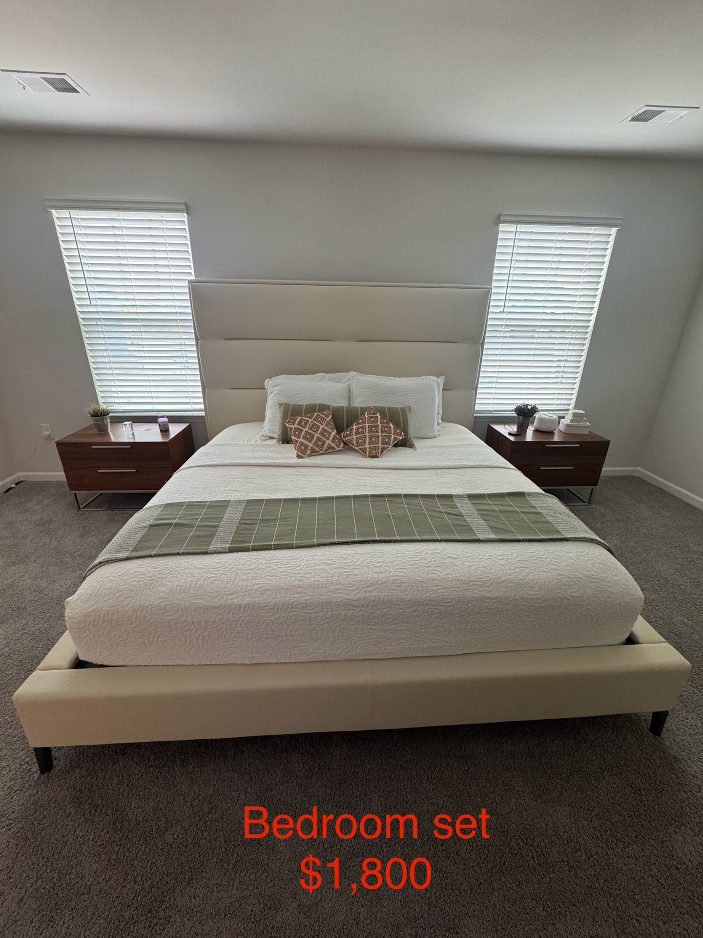 Beautiful King Bedroom Set With Mattress!!!