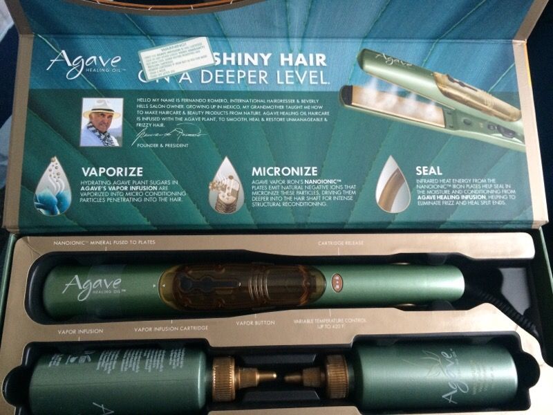 Agave Oil Smoothing Treatment Ceramic Straightener!