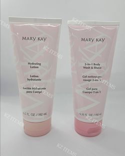 Mary Kay Hydrating Lotion & 2-in-1 Body Wash & Shave 6.5 Fl Oz each NEW