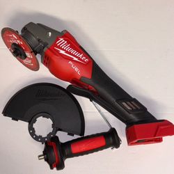 Milwaukee M18 FUEL 18-Volt Lithium-Ion Brushless Cordless 4-1/2 in./6 in. Braking Grinder with Paddle Switch (Tool-Only)