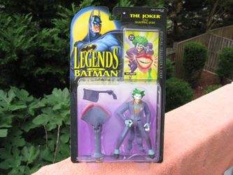 Legends of Batman The Joker With Snapping Jaw! Kenner 1994~New