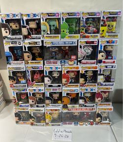 Funko Pops Mixed Lot