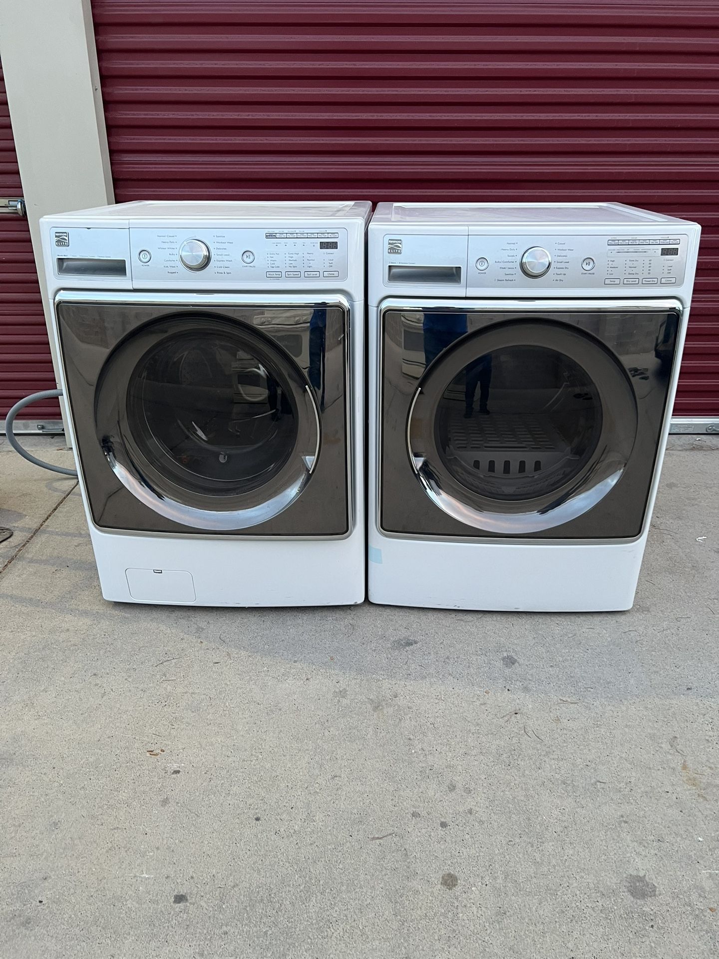 KENMORE WASHER AND GAS DEYER