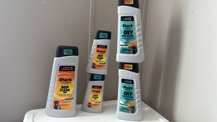 New 5 bottles of Shark Carpet cleanser soap