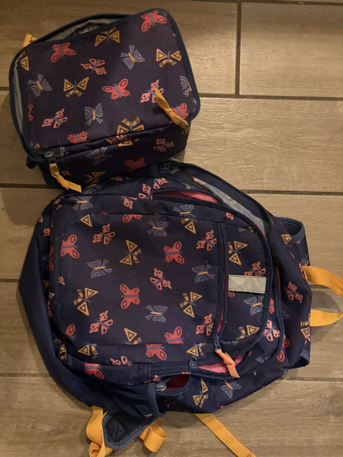 Backpack and lunch Box 