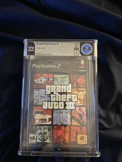 Grand Theft Auto III first print, WATA graded 9.8 A