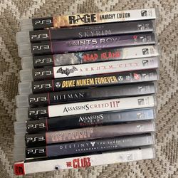 Lot Of 12 PS3 Games