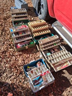 Lots of fishing tackle