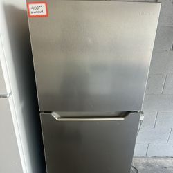 Insignia Fridge Top And Bottom, 24 Inches Wide Stainless Steel With Warranty 