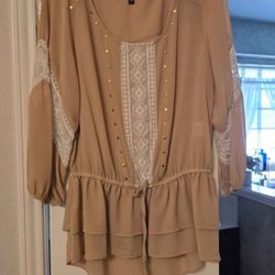 Womens XOXO Blouse, Size Small