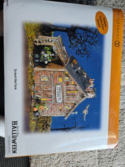 Department 56 screech owl farm