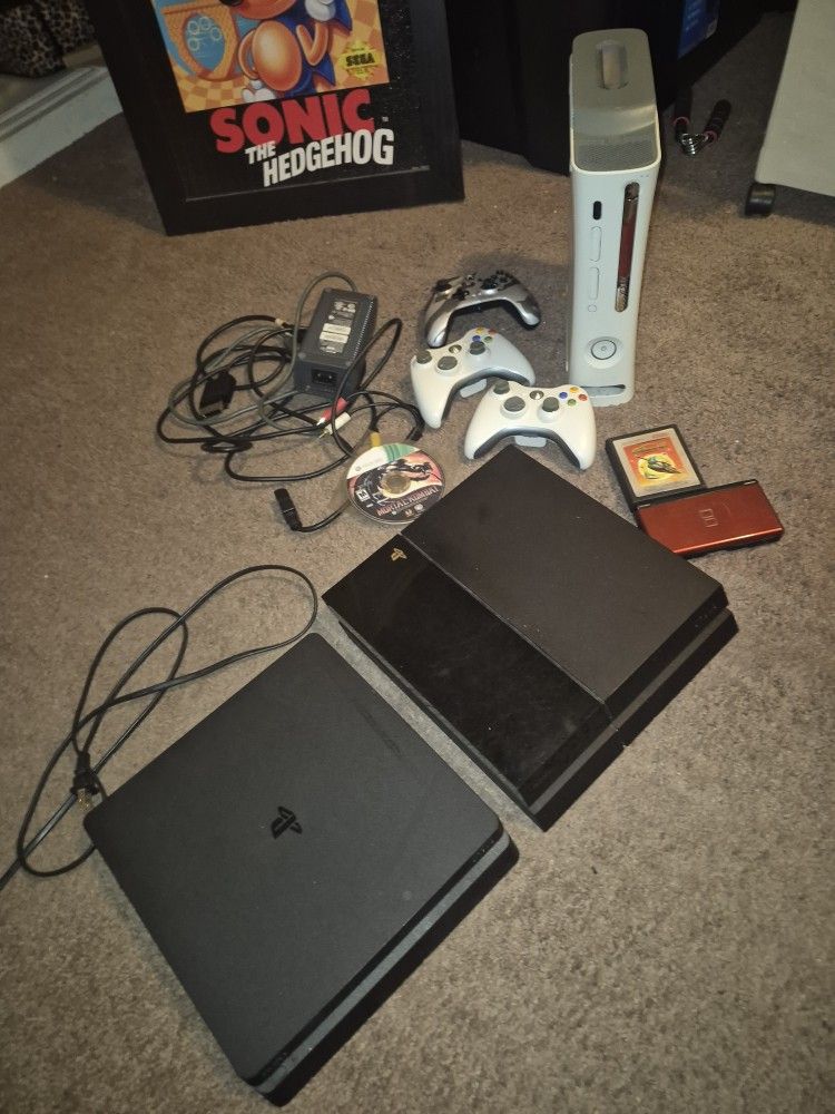 Ps4, Ps4 Slim, Xbox 360, Nintendo DS Lite Etc.