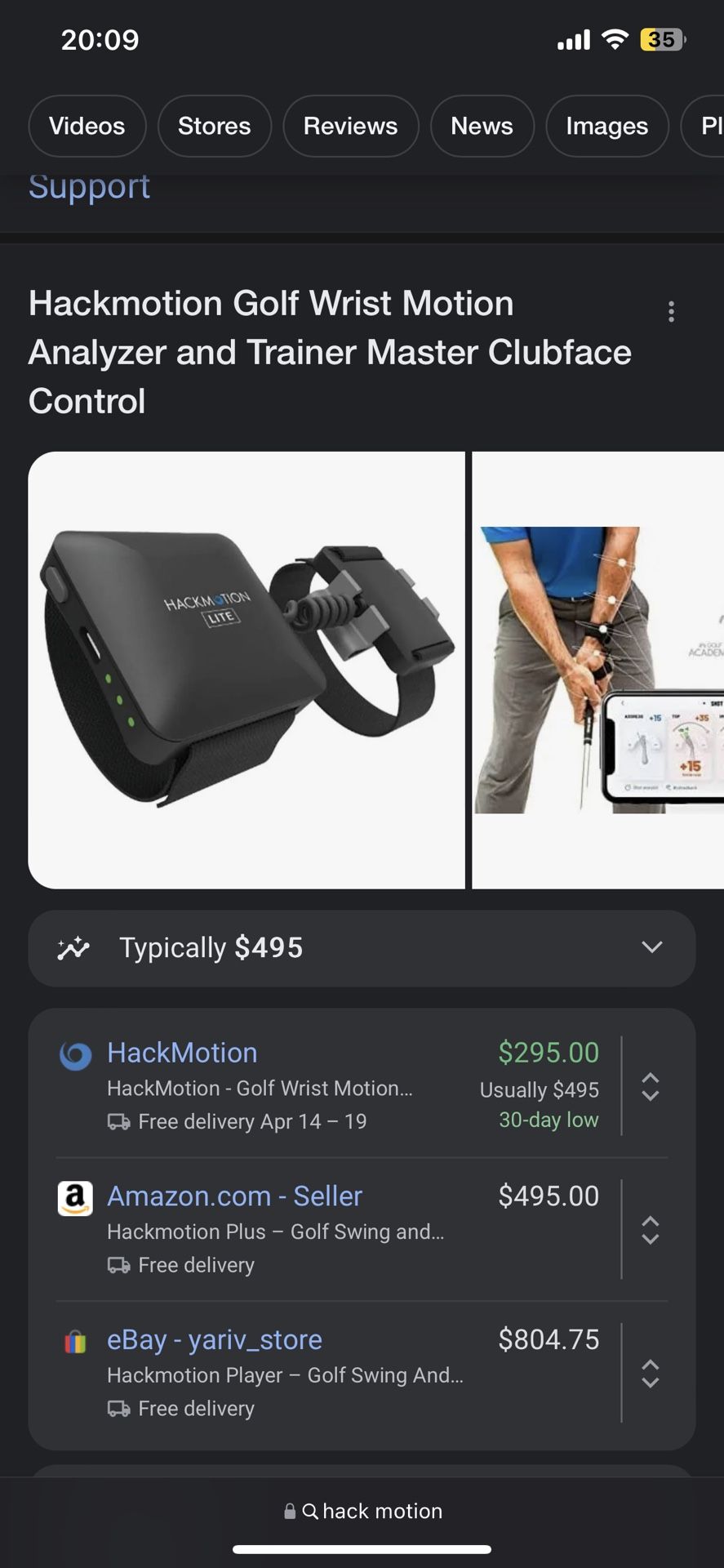 HackMotion wrist Sensor