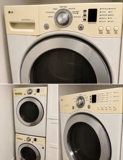 Electric lg washer and dryer
