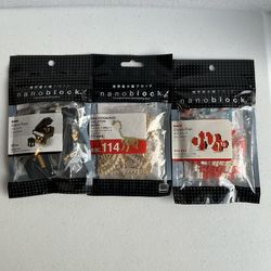 Nanoblocks Set Of 3